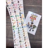 [Name Sticker Sticker] Disney Toy Story 4 Cartoon Name Each Piece 1.3 x3.0cm (With Exclusive Storage