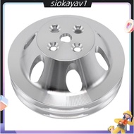 Water Pump Pulley Aluminum Alloy Big Block Double Groove for    396 454 2-Groove  Short Water Pump