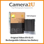 Original Nikon EN-EL15 Rechargeable Lithium-Ion Battery for Nikon D7000 D7500 D810 D600 D500
