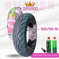 Rudder Tubeless 100/90-12, 110/90-12, 110/70/12, 120/70/12, 130/70/12, 110/90, 120/90,