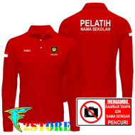 Baju Kaos Kerah Model Tshirts Kerah PELATIH PASKIBRA FREE NAMA DADA DAN SEKOLAH Kaos Wangky F2ASTORE