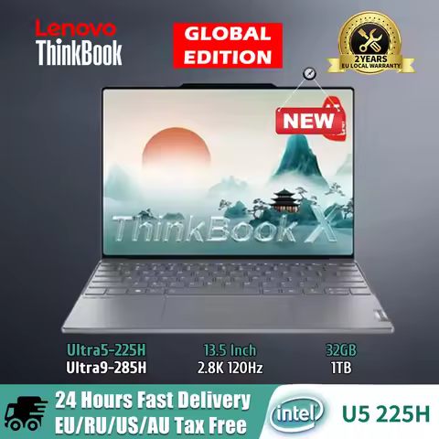 2025 NEW LENOVO ThinkBook X Laptop Ultra 5 225H/Ultra9-285H 32GB 1TB SSD Intel Arc Graphics 13.5-inc