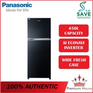Panasonic 450L 2 Door ECONAVI Inverter Refrigerator | NR-TX461CPKM (Fridge Peti Sejuk Peti Ais 冰箱
