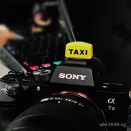 Taxi Hot shoe protective cover mini Cartoon SLR Camera Universal Compatible with Canon5d4Sony mirror