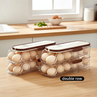 1 piece egg holder, automatic dispenser fridge rack, portable side door egg storage  1 pc pemegang t