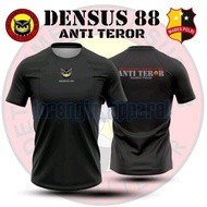 Densus 88 Anti-Theft T-Shirt Dennsus88 Police Headquarters Shirt/ Densus 88 Jersey/
