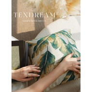 TEXDREAM Attitude Oriental Plantain New Chinese Light Luxury Sofa Pillow High-End Living Room Bedsid