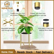 [Katharina_x] Adjustable Plant Stand Mid Century Plant Holder Home Stylish Corner Iron Item Stand for Indoor Outdoor Living Room