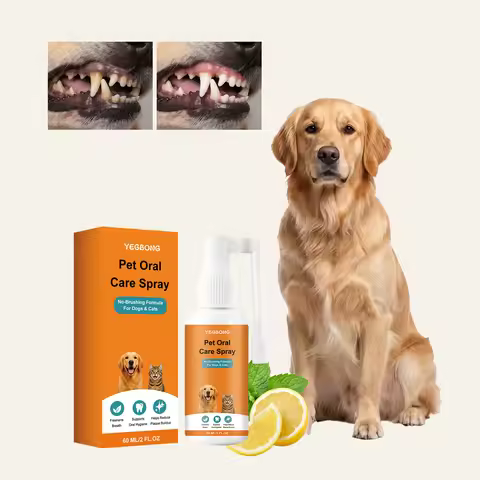 Pet Oral Care Spray Breath Fresh No Rinse No Brushing Dental Care Plaque Tartar Remove Gum Maintenan