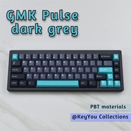 GMK Pulse dolch grey blue keycaps pbt not hammerhead simple monster