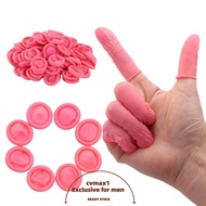 CVMAX 100/300PCS Natural Finger Cots Disposable Finger Cover Fingertips Protector Gloves Non-slip An