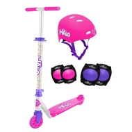 dnqry7 2 Wheel Scooter Combo- Sweets Pink - Scooter Helmet &amp; Pad Skateboards for Children Child's Skateboard From 12 Years Old Scooters Kids Scooters