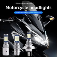 2pcs BA20D H6M P15D H4 LED bulb Moto headlight 3030 24SMD Headlamps Fog lamp white yellow Hi low bea