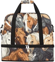 Weekender Bag for Women Man,Travel Duffel Bag Carry on Overnight Bag Sports Gym Bag for Yoga Dance S