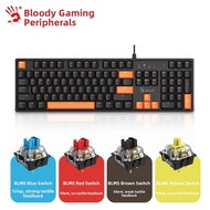 A4TECH | Wired Quiet Mechanical Gaming Keyboard Red Switch