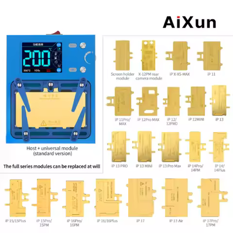 Aixun iHeater Pro Smart Desoldering Station for IP X to 17Pro Max Motherboard Layered Heating CPU Ch
