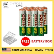 🇲🇾 4PCS AAA GP 1100mAh Rechargeable Battery 3A