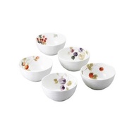 日本NARUMI 幸福果實骨瓷飯碗-5入-11cm