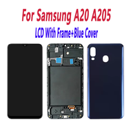 LCD For Samsung A20 A205 LCD 6.4inch Display Touch Screen Digitizer Assembly For Samsung  A205 Repla