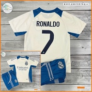 Children's Football Shirt 2025 - Ronaldo No. 7, Name and Number Printed on Demand, Cool Fabric, Size
