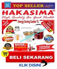 ENERGI SAVING 7 LITER HAKASIMA PROMO SALE ALAT MASAK PANCI KUKUS PRESTO ALUMUNIUM STAINLESS STELL