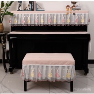 Hot SaLe Children's Piano Cover Dust Cover Cloth Nordic Simple Piano Cover Half Cover Cartoon Bunny Piano Cover Cover To