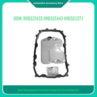 09D325435 09D325443 09D321371 Auto Transmission Filter Pan Gasket Oil Filter Oring Set for VW Touare