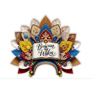 Buwan ng wika Head dress, Head piece 230 gsm photo paper, 30 microns laminated, free add name