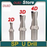 OUIO SP WC U Drill Bits C20 C25 C32 SP Series Drill Bits 2D 3D 4D 5D Metal Drill Bits SPMG SPGT Inse