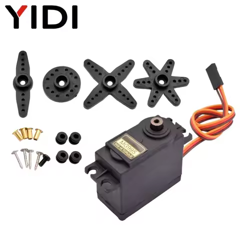 5pcs 180 360 MG995 Arduino Metal Gear Micro Servo Motor Servomotor For DIY RC Car Robot Helicopter M