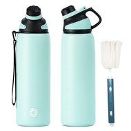 FJbottle Tumbler Tahan Sejuk 600/800/1000/1500ml Water Bottle Temperature Retention Leakproof