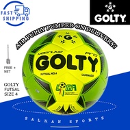 GOLTY/JOMA HYBRID BALL/ FUTSAL BALL/ BOLA FUTSAL/ORIGINAL SIZE/READY PUMPED /FREE NET