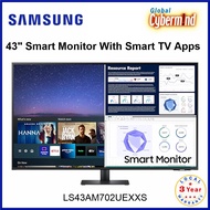 SAMSUNG S43AM702UE 43" 4K UHD Smart Monitor With Smart TV Apps [LS43AM702UEXXS] (Global Cybermind)