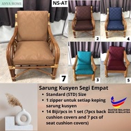 Sarung Kusyen Segi Empat Standard STD 14pcs in 1 set 2 Square Cushion Cover