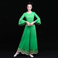 Square Dance Outfit for Women's Fan Yangko Dance Performance