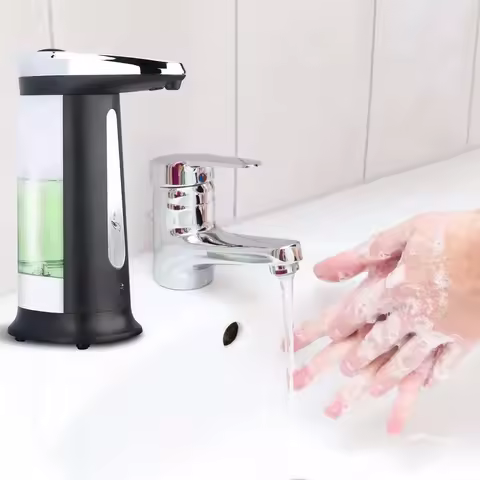 250ml Touchless Automatic Liquid Soap Dispenser Battery Operated Hand Soap Or Sanitizer Commercial &