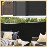 SUER Balcony Shade Cloth, 3/5/6M Waterproof Sun Shading Sails, High Quality Fence Patio Protection  