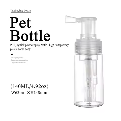 14/35/140ML Joystick Nozzle Powder Dispenser Powdered Medicine Metered Spray Bottle Spray Long-spout
