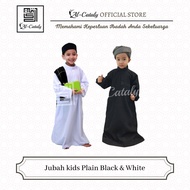 AlCataly : JUBAH TAHFIZ BUDAK LELAKI PUTIH DAN HITAM JUBAH KANAK-KANAK LELAKI IHRAM HAJI UMRAH