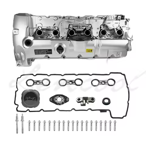 11127552281 Aluminium Engine Valve Cover for BMW N52 B25 2.5L E60 E70 E82 E83 E84 E85 E87 E90 E91 E9