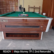 Meja Billiard | Murrey 7 Feet | Slate Stone | Batu Hitam