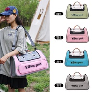 Cat Bag Panoramic Transparent Breathable Large-Capacity Foldable Pet Bag Cat Bag Outing Portable Lar