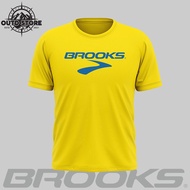 Brooks T-shirt Baju Brooks Baju Tshirt Microfiber