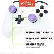 Performance Thumbsticks for PlayStation 4 (PS4) and 5 (PS5) | 1 High-Rise, 1 Mid-Rise, Analog Stick 
