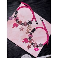 Pandora charm barbie bracelet / barbie paracord charm bracelet
