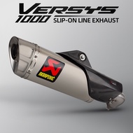 Akrapovic M1/R1 slip on line for Kawasaki versys1000 2019-2023
