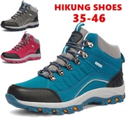 Ready stock large size 35-46 men/women hiking shoes high-top hiking shoes casual shoes couple hiking