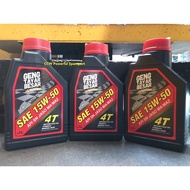 Minyak Engine GTB GT8 Geng Tyre Besar SAE 15W50 Semi Synthetic Minyak Hitam Y15ZR LC135 RS150 RFS150