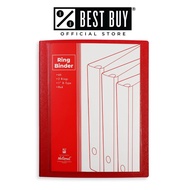Ring Binder 2R 7cm W22D1 A4 1 inch DTYPE with Insert Label, Red - School & Office Supplies