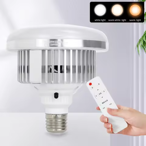 E27 85W LED Photo Studio Light Bulb Lamp Adjustable Brightness 3200K~5200K Photo Video Light For Sof
